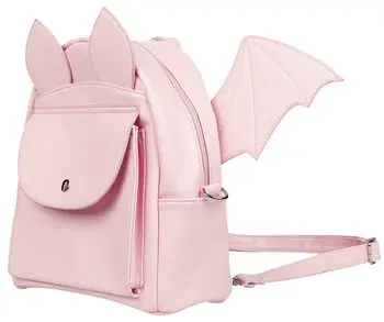 Chauve-Souris pink pastel bag
