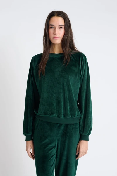 Pyjama à manches longues en velours