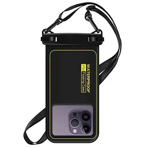 MR.LUYU Pochette Étanche Smartphone IPX8, Pochette Téléphone Étanche Flottante Housse Étanche Smartphone pour iPhone 14 Pro Max 13 Pro 12 11, Samsung S23 S22 S21 S20, Huawei Xiaomi Jusqu'à 6,7"