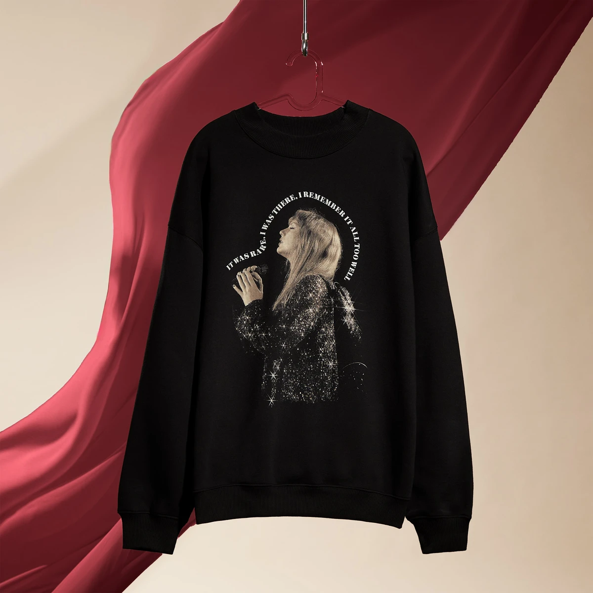 TAYLOR SWIFT | THE ERAS TOUR All Too Well Live Photo Oversized Crewnec