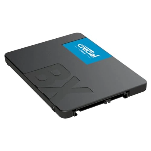 Crucial BX500 SATA SSD 2To, SSD 2.5" Interne, jusqu'à 540MB/s, Compatible avec Ordinateur Portable et de Bureau (PC), 3D NAND, Accélération Dynamique de l'Écriture - CT2000BX500SSD101