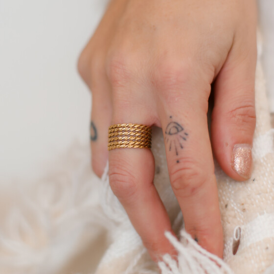 Bague en acier CURU - Rêve de Bohème