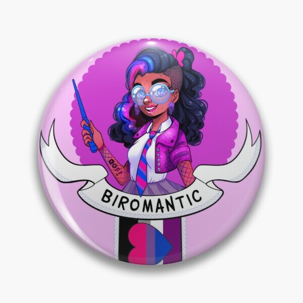 Fierté sorcière biromantique | Badge