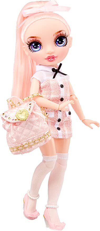Rainbow High Junior High - Karma Nichols - Poupée Mannequin Arc-en-Ciel de 23 cm avec 1 Tenue et Accessoires Dont 1 Sac à Dos en Tissu Qui s’ouvre/se Ferme – À Offrir & à Collectionner, 6 Ans + : Amazon.fr: Jeux et Jouets