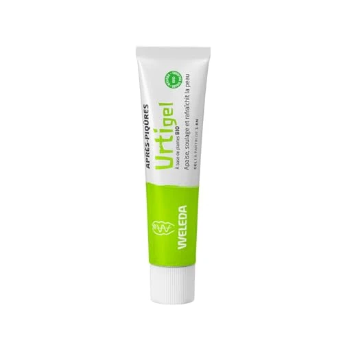 WELEDA Urtigel Après-Piqûres – Gel Apaisant Piqûre d'Insectes et de Végétaux, Effet Froid Immédiat, Anti Démangeaison Moustique, Texture Non Grasse, Ortie & Arnica Bio, Vegan NATRUE, 25g