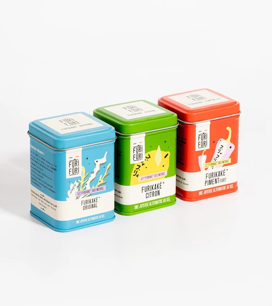 Coffret Trio Furikake, l'alternative au sel