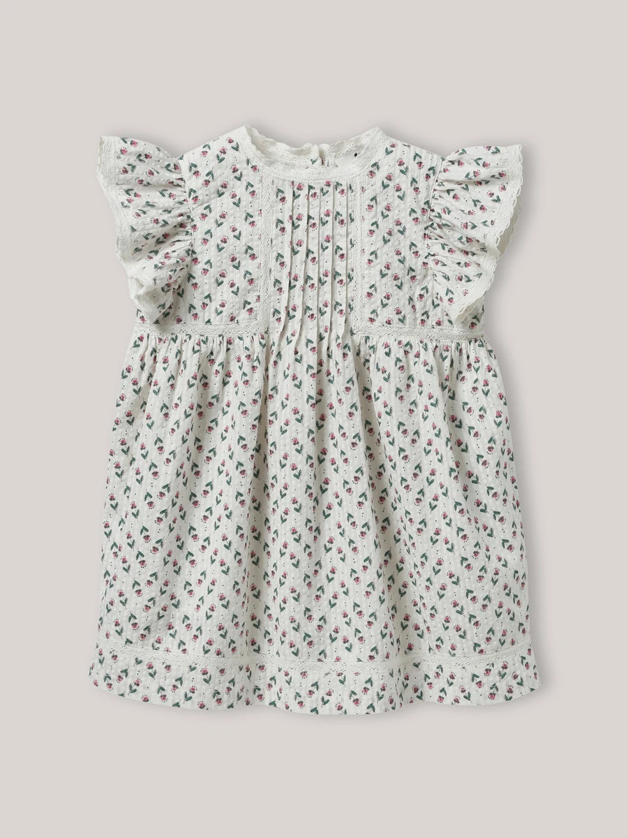 Robe en seersucker bébé