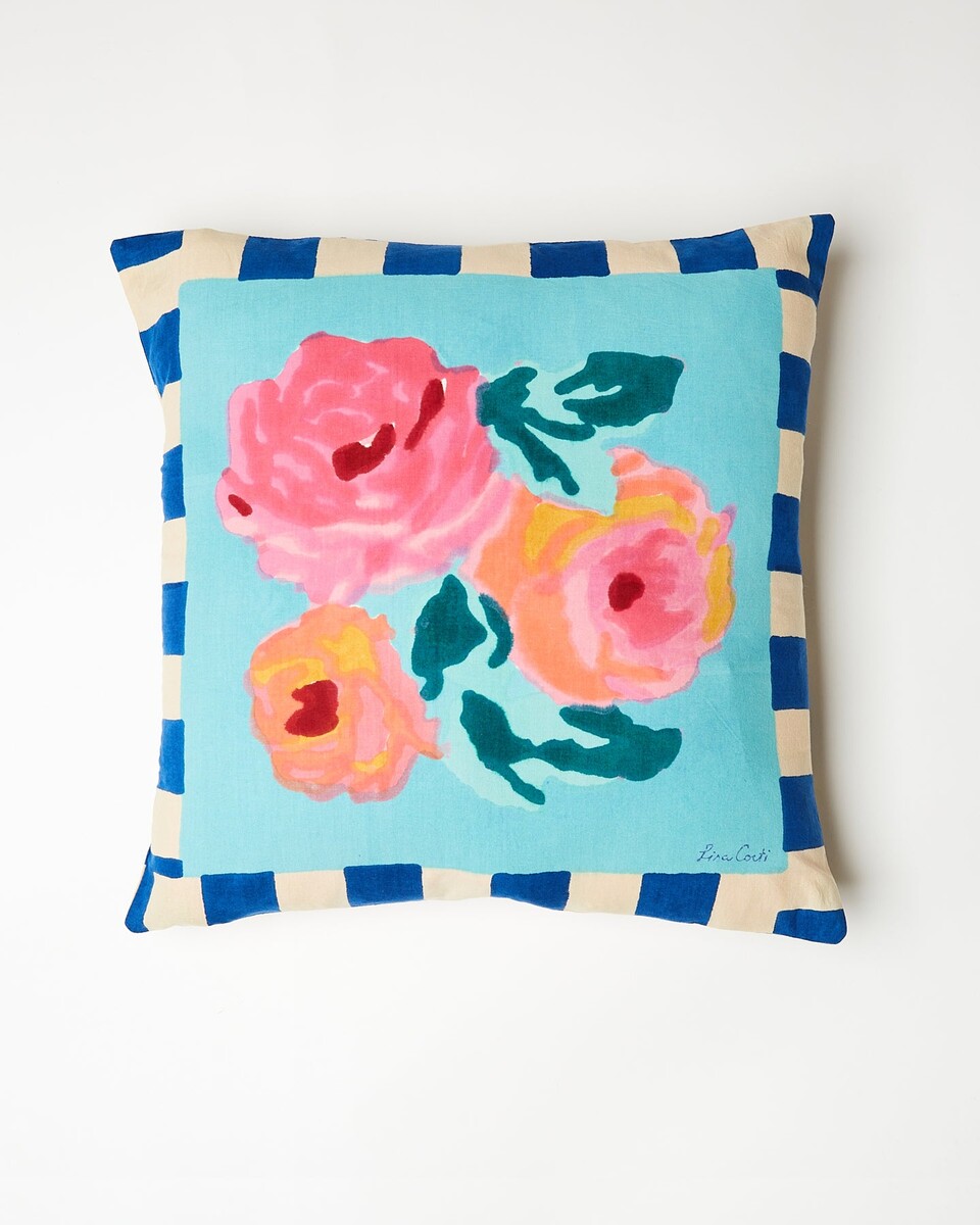 Le coussin rose du matin