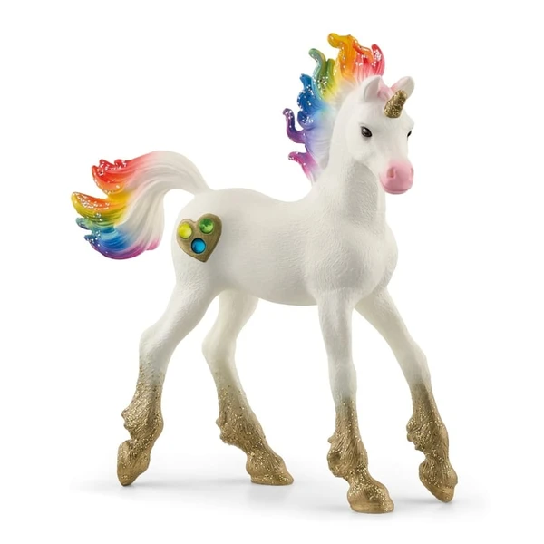 Figurine - Bayala - Licorne arc-en-ciel poulain - Figurines et mondes imaginaires - Jeux d'imagination | Cultura