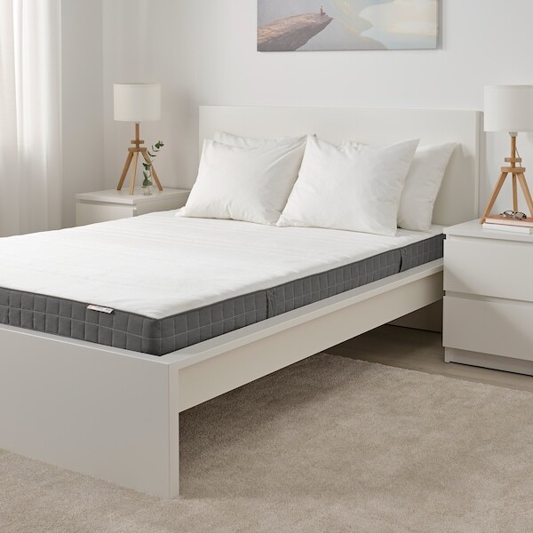 MORGEDAL Matelas en mousse, ferme, gris foncé, 140x200 cm - IKEA
