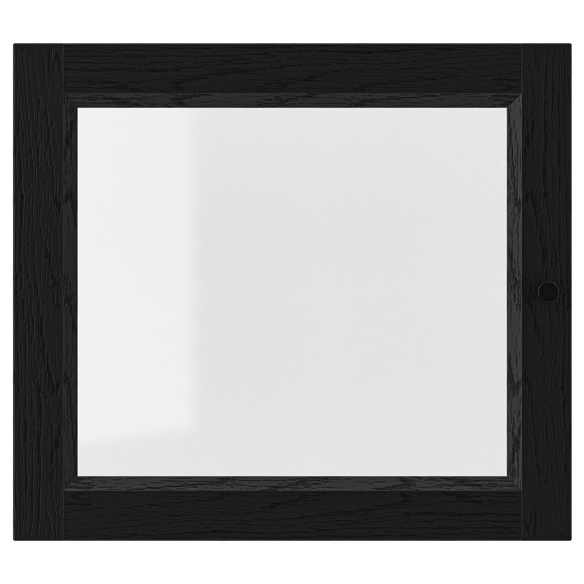 OXBERG Porte vitrée - noir motif chêne 40x35 cm