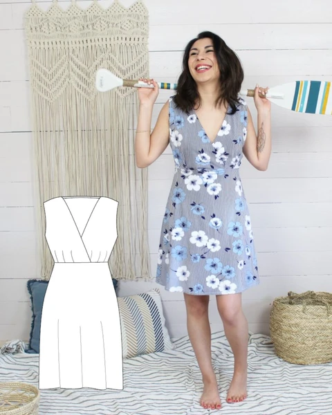 Patron Robe/top Océane | Patron de couture | Majam