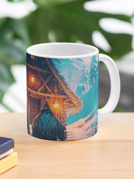 Le pavillon d&apos;hiver des Vikings de Valheim | Mug à café