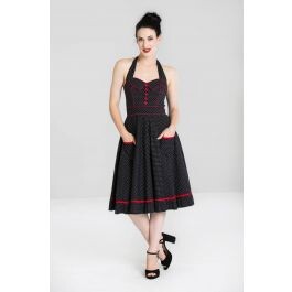 Robe Pin-Up Rockabilly 50's Rétro Vanity Pois