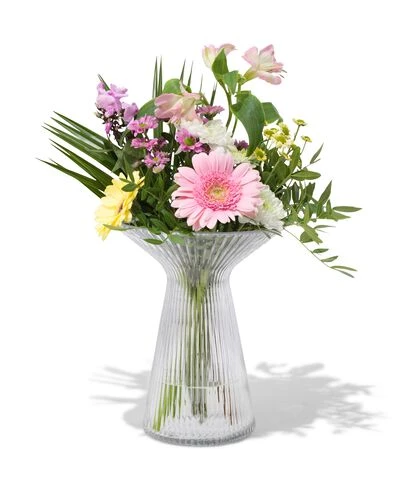 vase à collerette verre Ø4x22 - HEMA