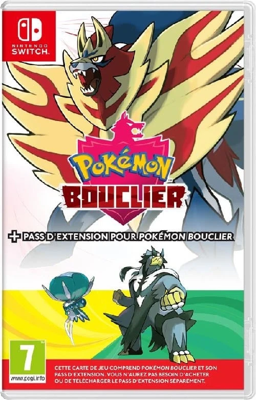 Pokémon Bouclier+Pass d'Extension pour Pokémon Bouclier