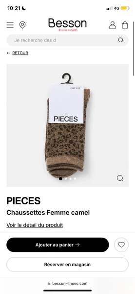 Chaussettes léopard 