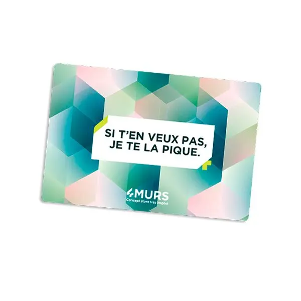 Carte cadeau 4MURS, le plaisir d'offrir et idées déco