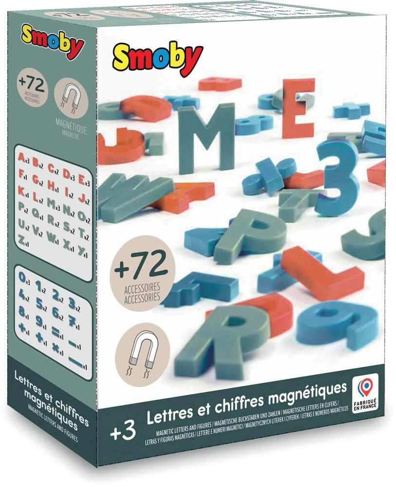 Lettres et chiffres magnétiques main image 0