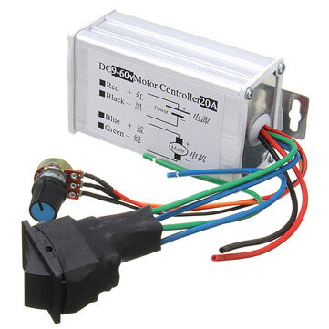 DC 12V 24V 36V 48V SoftStart Reversible Motor PWM Speed Control PWM Controller Mechanical Parts from Tools, Industrial & Scientific on banggood.com
