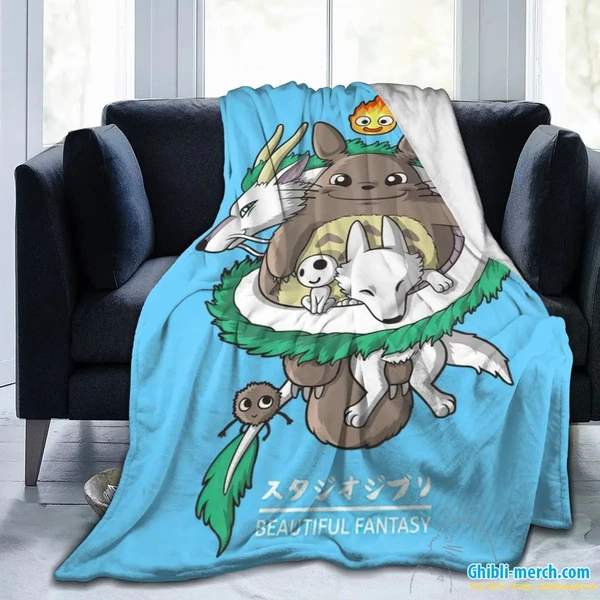 Spirited Away Blanket Trendy Picks 2024 for Sale | Ghibli Merch Store