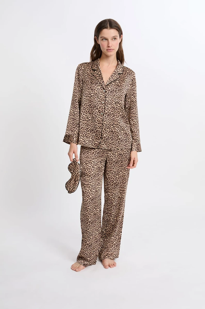 Set pyjama 2 pièces à motifs avec masque