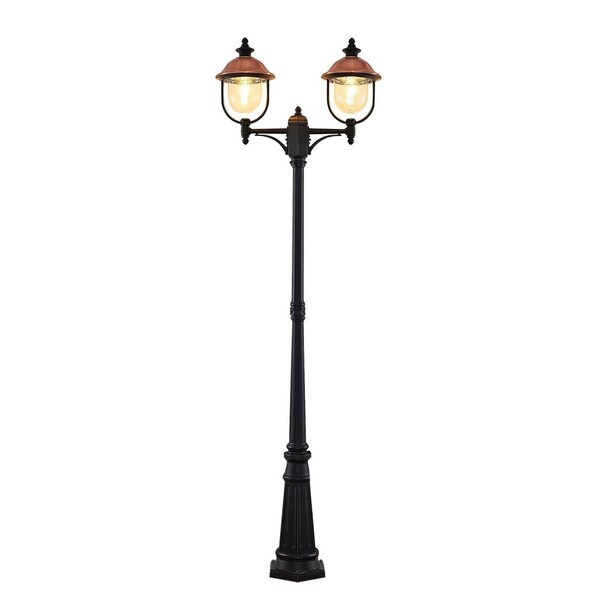 Lampadaire extérieur en aluminium vintage 