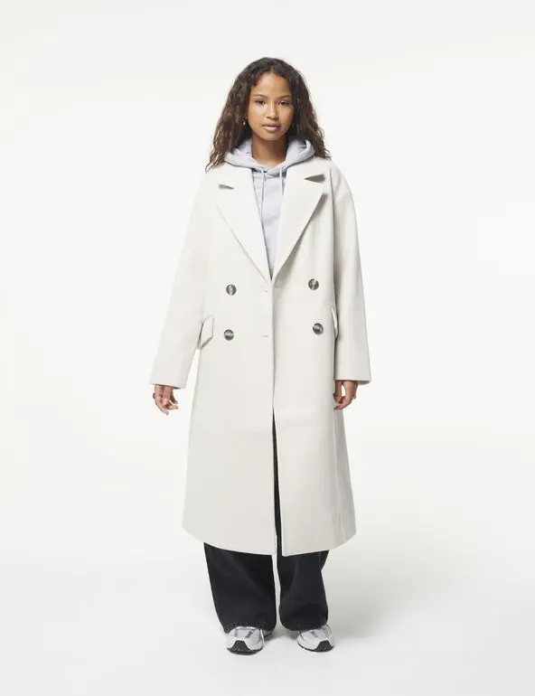 Manteau long sable