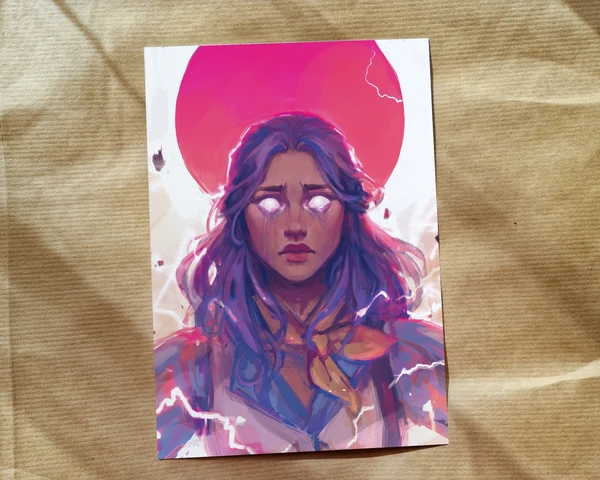 Imogen Temult Art Print - Critical Role - A5 size (148 x 210mm, 5.8 x 8.3 inches) - Illustration