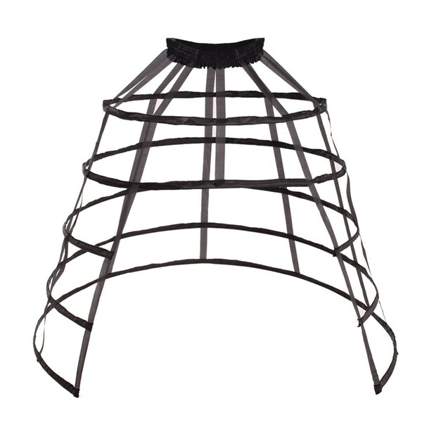 Jupon en forme de Cage pour fête de danse Vintage, robe de bal victorienne, cadre en ligne, Crinoline