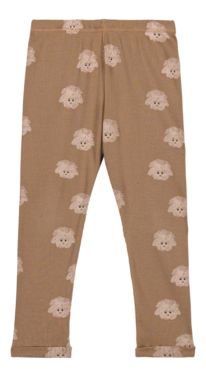 Legging Vert Foncé Rom Pom 3 Mois À 6 Ans Coton Biologique Studio Bohème