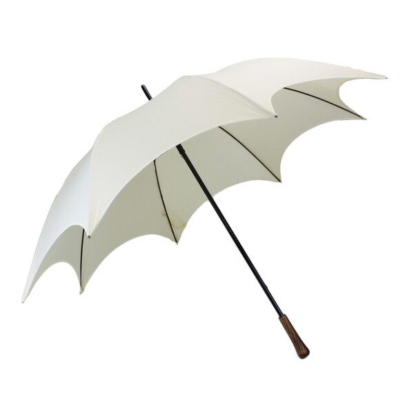 Ombrelle anti UV - Ombrelle de mariage chic blanche unie golf | H2O Parapluies