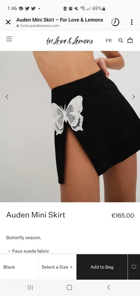Butterfly skirt