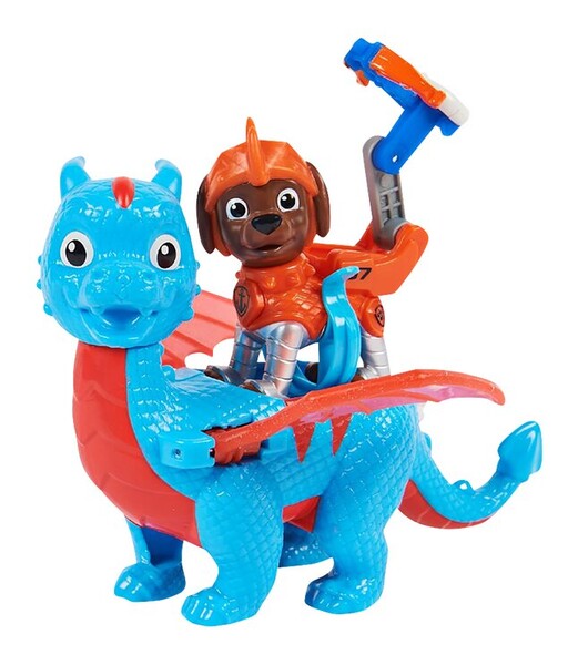 Pat' Patrouille Rescue Knights Hero Pups Zuma et Ruby, le dragon