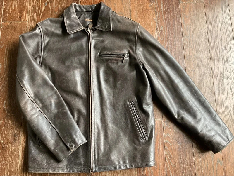 Blouson cuir Mac Douglas  taille L/XL Marron