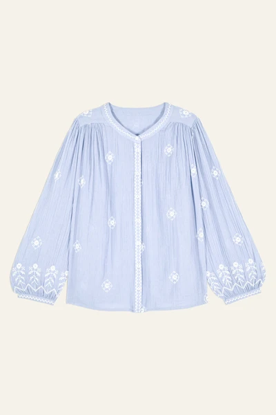 Chemise Manches Longues Duha Bleu // ba&sh BE