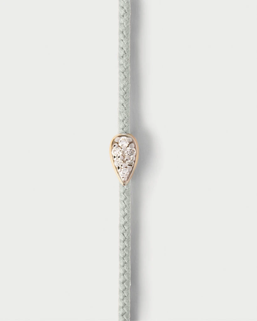 Bracelet en diamants et cordon Isa