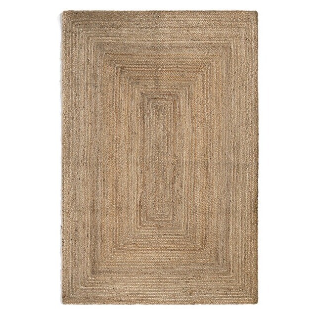 Tapis rectangulaire en jute, Hempy 