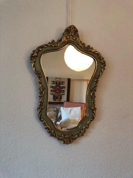 Miroir Vintage Dorures Bois