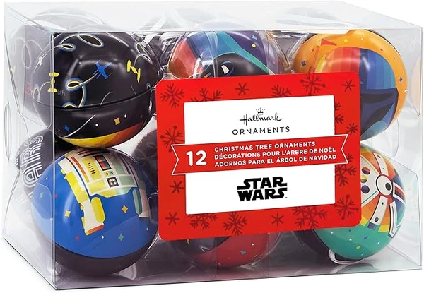 Boule de Noël : Lot de 12 boules Star Wars