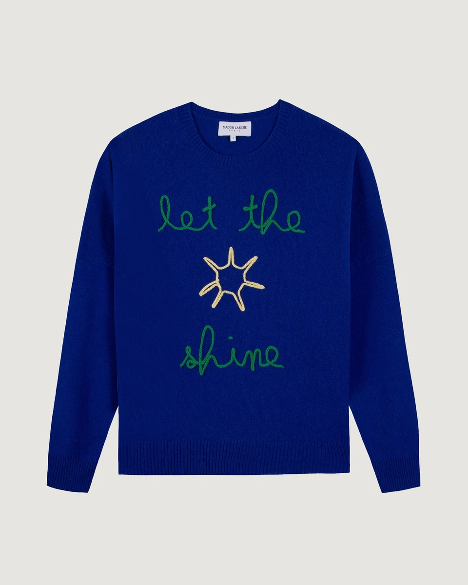 Le Pull Buzelin En Cachemire "let the sun shine"