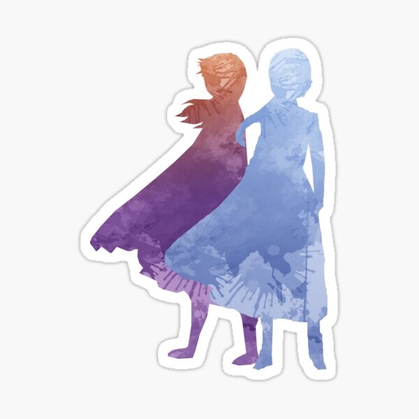 Sisters Inspired Silhouette | Sticker