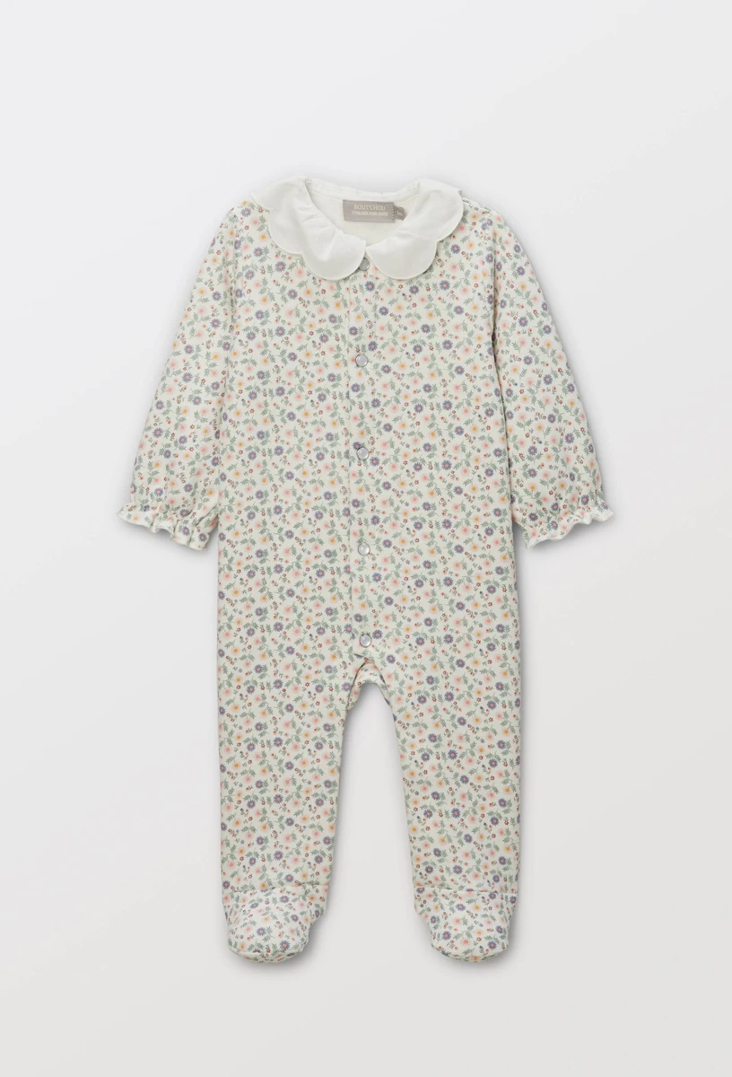 Dors-bien à pieds en coton BIO GOTS - 3 mois