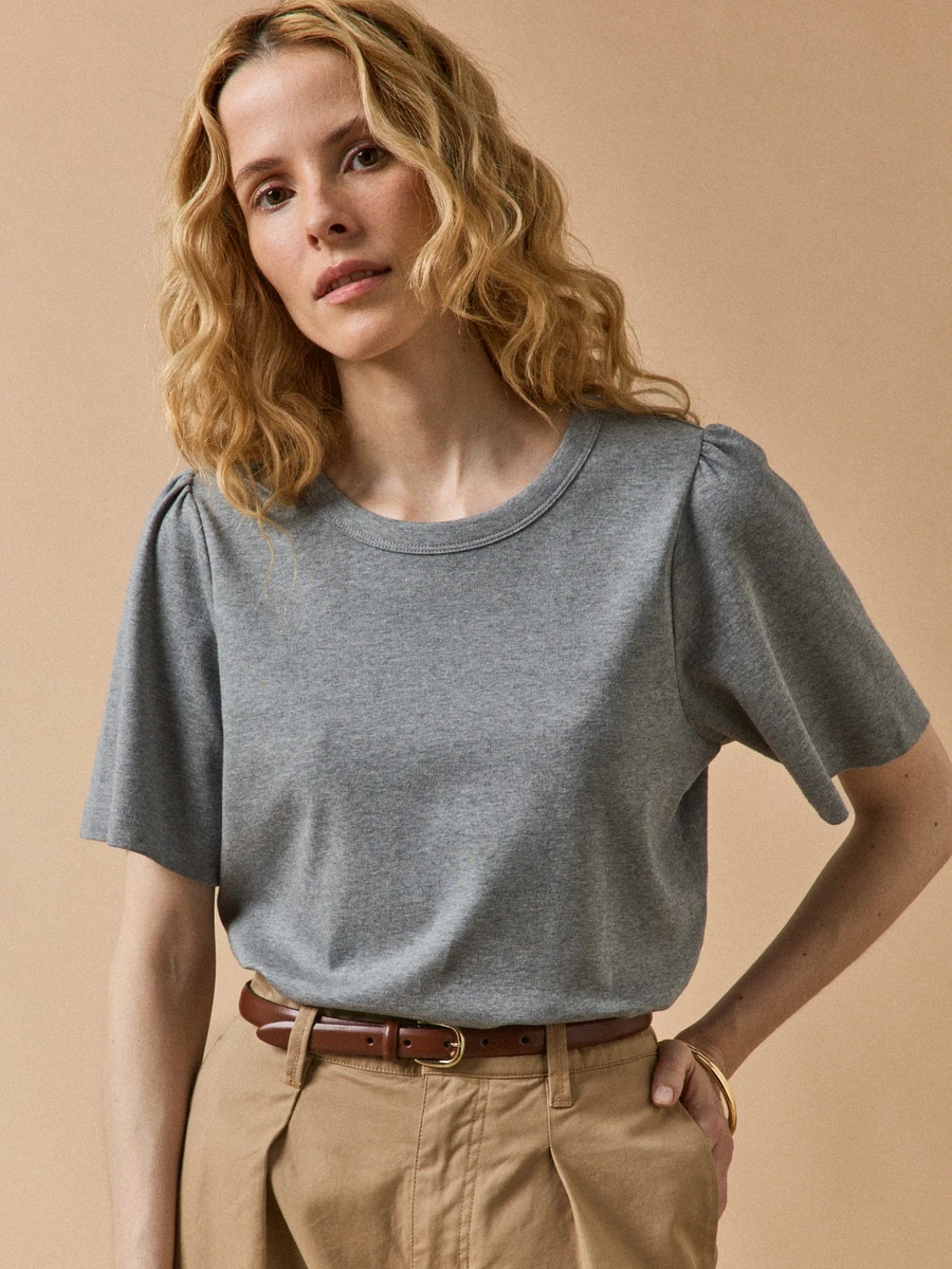 T-shirt manches courtes femme coton biologique