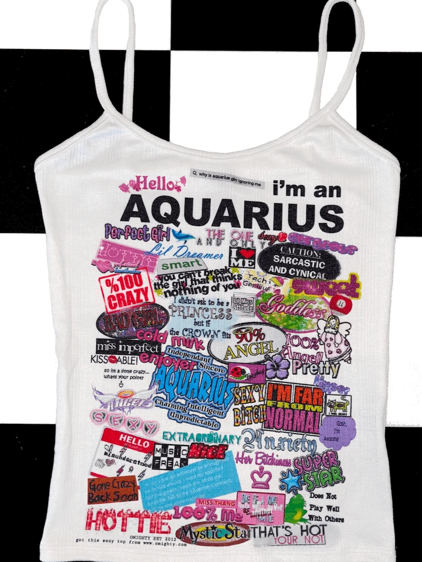 SWEET LORD O'MIGHTY! AQUARIUS POINTELLE CAMI