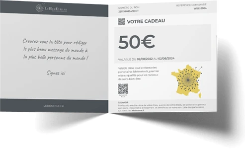 Chèque cadeau pour un massage