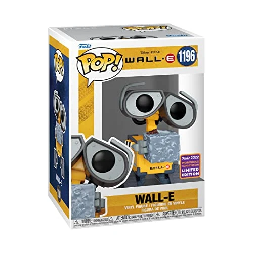 Funko Pop! Disney - Wall-E with Compacted Cube of Rubbish- Exclusivité Amazon - Figurine en Vinyle à Collectionner - Idée de Cadeau - Produits Officiels - Jouets pour Les Enfants et Adultes