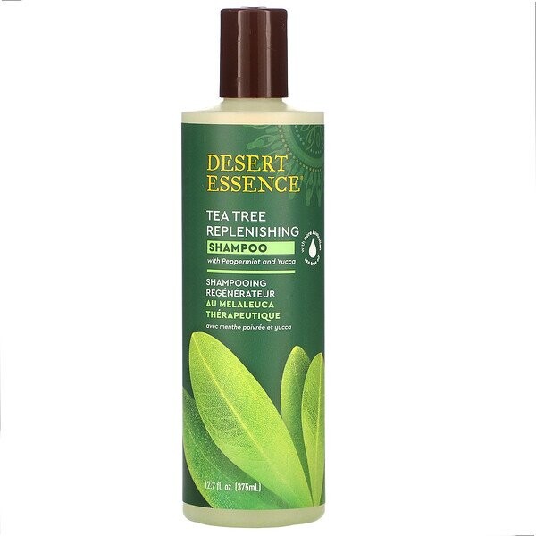 Desert Essence, Shampooing régénérant au tea tree, 382 ml