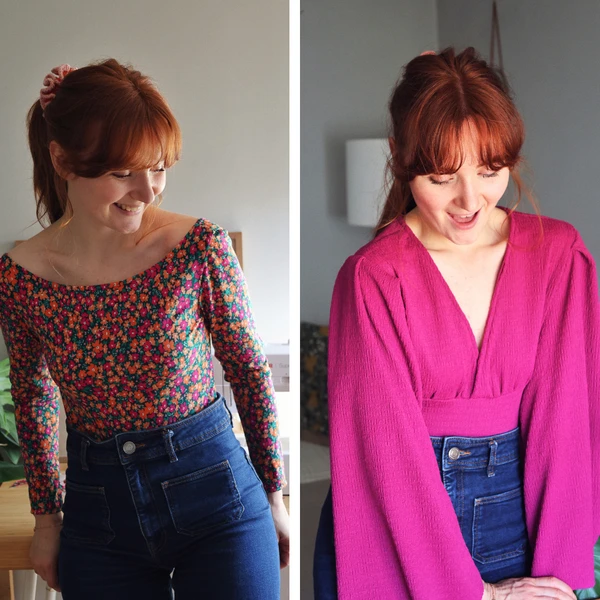 Patron de couture format PDF impression A4 jupe-culotte femme