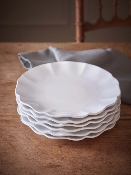 Assiette plate "Rosa" par lot de 6 - Collection Costa Nova